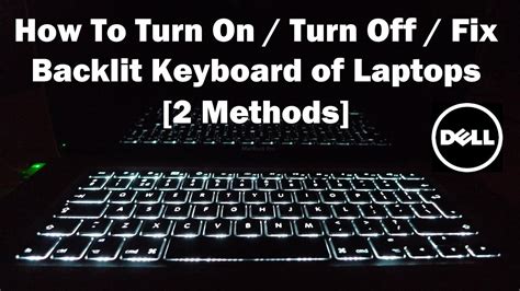 dell laptop keyboard not lighting up|how to turn on keyboard light alienware.